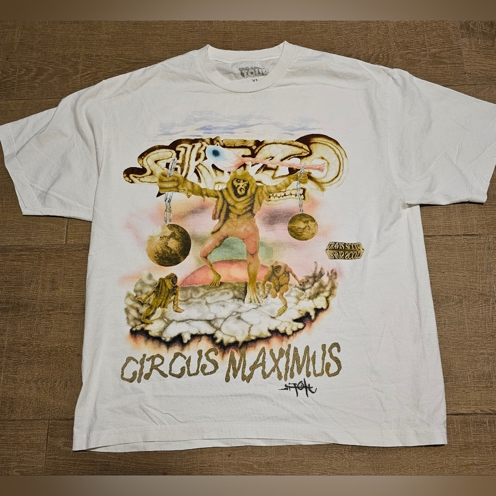 Travis Scott Utopia Tour Skitzo Circus Maximus Tee